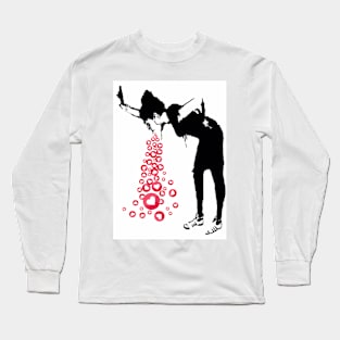 vomitting social Hearts 2 Long Sleeve T-Shirt